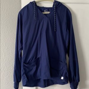 Buttersoft Navy Blue Scrub hoodie
